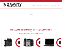 Tablet Screenshot of gravityoffice.co.za